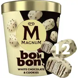Albert Heijn Magnum Bonbon white chocolate & cookies aanbieding