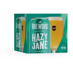 Albert Heijn BrewDog Hazy jane 4-pack aanbieding