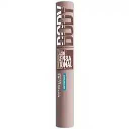 Trekpleister Maybelline New York Lash Sensational Body Waterproof Mascara aanbieding