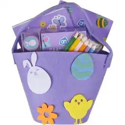 Albert Heijn AH Vilten mandje gevuld konijn aanbieding