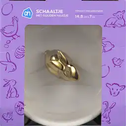 Albert Heijn AH Schaaltje met gouden haasje aanbieding