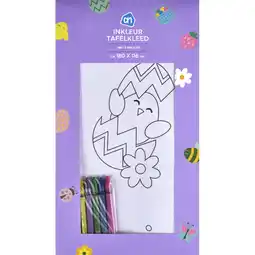 Albert Heijn AH Inkleurtafelkleed Pasen aanbieding