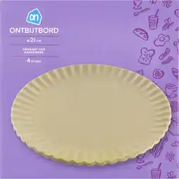 Albert Heijn AH Sculpted ontbijtbord geel aanbieding