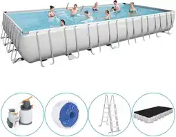 Heuts Bestway Power Steel 956 x 488 x 132 (set incl. zandfilterpomp) aanbieding