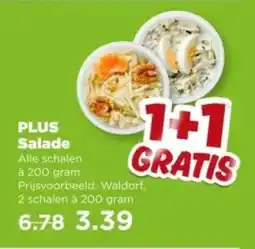 PLUS PLUS Salade aanbieding