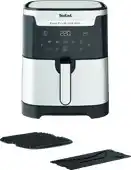 MediaMarkt TEFAL EY801D Easy Fry & Grill met Flexcook-verdeler XXL 6,5L Airfryer RVS aanbieding