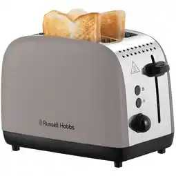 MediaMarkt RUSSELL HOBBS Colours Plus 2 Snedes Broodrooster Mocha Broodrooster Bruin aanbieding