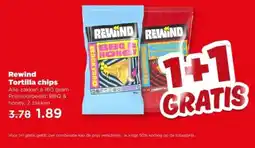 PLUS Rewind Tortilla chips aanbieding