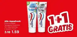 PLUS Alle Aquafresh aanbieding