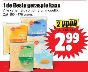 Dirk 1 de Beste geraspte kaas aanbieding