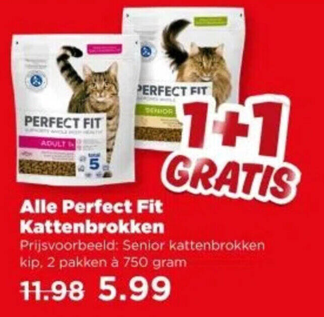 PERFECT FIT (Indoor 1 ) 750g Rijk aan Kip - Droogvoer voor Huiskatten