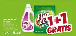 PLUS Alle Omo en Biotex aanbieding