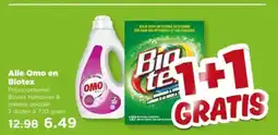 PLUS Alle Omo en Biotex aanbieding