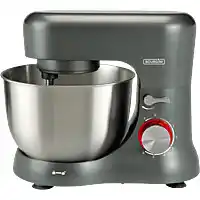 MediaMarkt BOURGINI Compact Kitchen Chef Keukenmachine Grijs 1000 W aanbieding