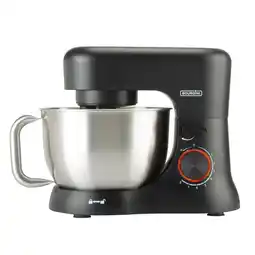 MediaMarkt BOURGINI Kitchen Chef 4.5L Keukenmachine Zwart 1500 W aanbieding