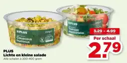 PLUS PLUS Lichte en kleine salade aanbieding
