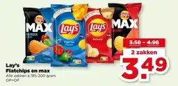 PLUS Lay's Flatchips en max aanbieding