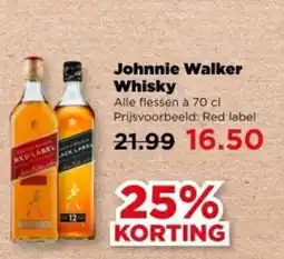 PLUS Johnnie Walker Whisky aanbieding