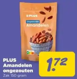 PLUS PLUS Amandelen ongezouten aanbieding