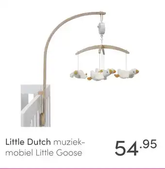 Baby & Tiener Little Dutch muziek- mobiel Little Goose aanbieding