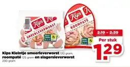 PLUS Kleintje smeerleverworst roompaté en slagersleverworst aanbieding