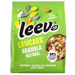 PLUS Leev Bio low-carb granola aanbieding