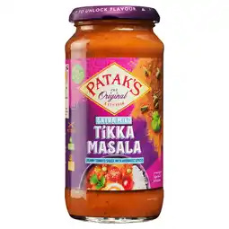 PLUS Patak's Extra milde tikka masala saus aanbieding
