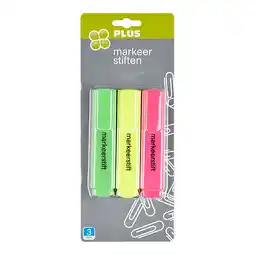 PLUS PLUS Markeerstiften aanbieding