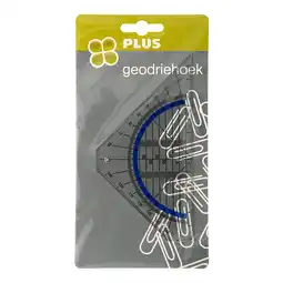 PLUS PLUS Geodriehoek kunststof aanbieding