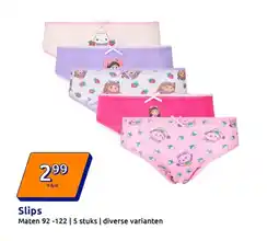 Action Slips Maten aanbieding