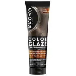Kruidvat Syoss Color Glaze Cool Brunette Hair Glossing Toner aanbieding