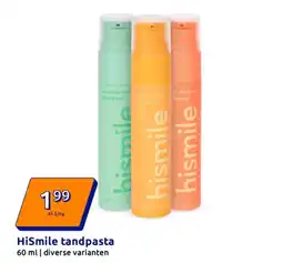 Action HiSmile tandpasta aanbieding