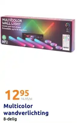 Action Multicolor wandverlichting aanbieding