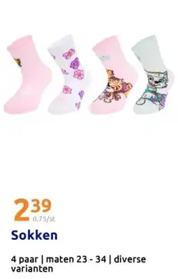 Action Sokken aanbieding