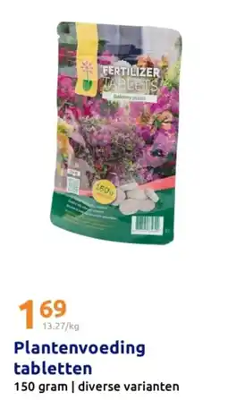 Action Plantenvoeding tabletten aanbieding