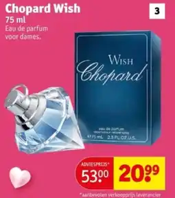 Kruidvat Chopard Wish aanbieding