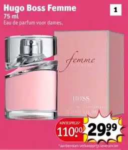 Kruidvat Hugo Boss Femme aanbieding