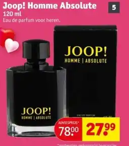 Kruidvat Joop! Homme Absolute aanbieding
