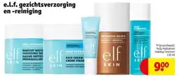 Kruidvat e.l.f. gezichtsverzorging en reiniging aanbieding