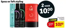 Kruidvat Syoss en Taft styling aanbieding