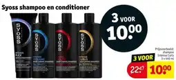 Kruidvat Syoss shampoo en conditioner aanbieding