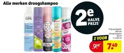 Kruidvat Alle merken droogshampoo aanbieding