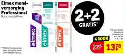 Kruidvat Elmex mond verzorging Professional aanbieding
