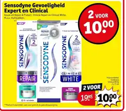 Kruidvat Sensodyne Gevoeligheid Expert en Clinical aanbieding