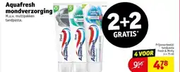Kruidvat Aquafresh mondverzorging aanbieding