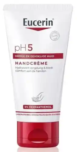 De Online Drogist Eucerin pH5 Handcrème Droge & Gevoelige Huid aanbieding