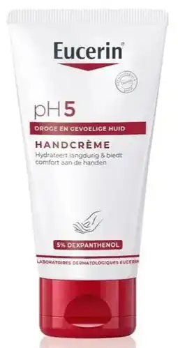 De Online Drogist Eucerin pH5 Handcrème Droge & Gevoelige Huid aanbieding