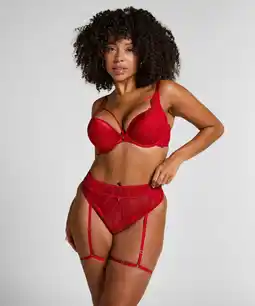 Hunkemoller Hunkemöller Jarretel string Whitney Rood aanbieding