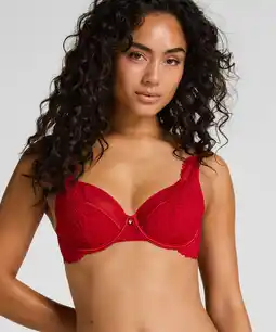 Hunkemoller Hunkemöller Niet-voorgevormde beugel bh Whitney Rood aanbieding