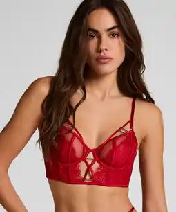 Hunkemoller Hunkemöller Niet-voorgevormde beugel bh Noeki Rood aanbieding